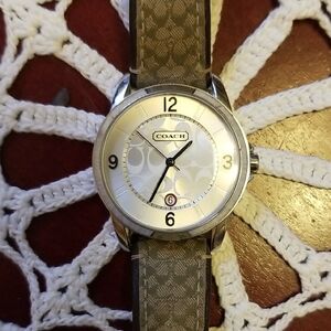 Coach Classic Watch with Leather Strap